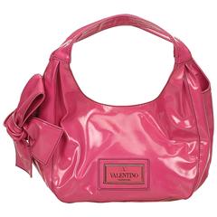 Valentino Pink Patent Leather Nuage Bow Shoulder Bag 2