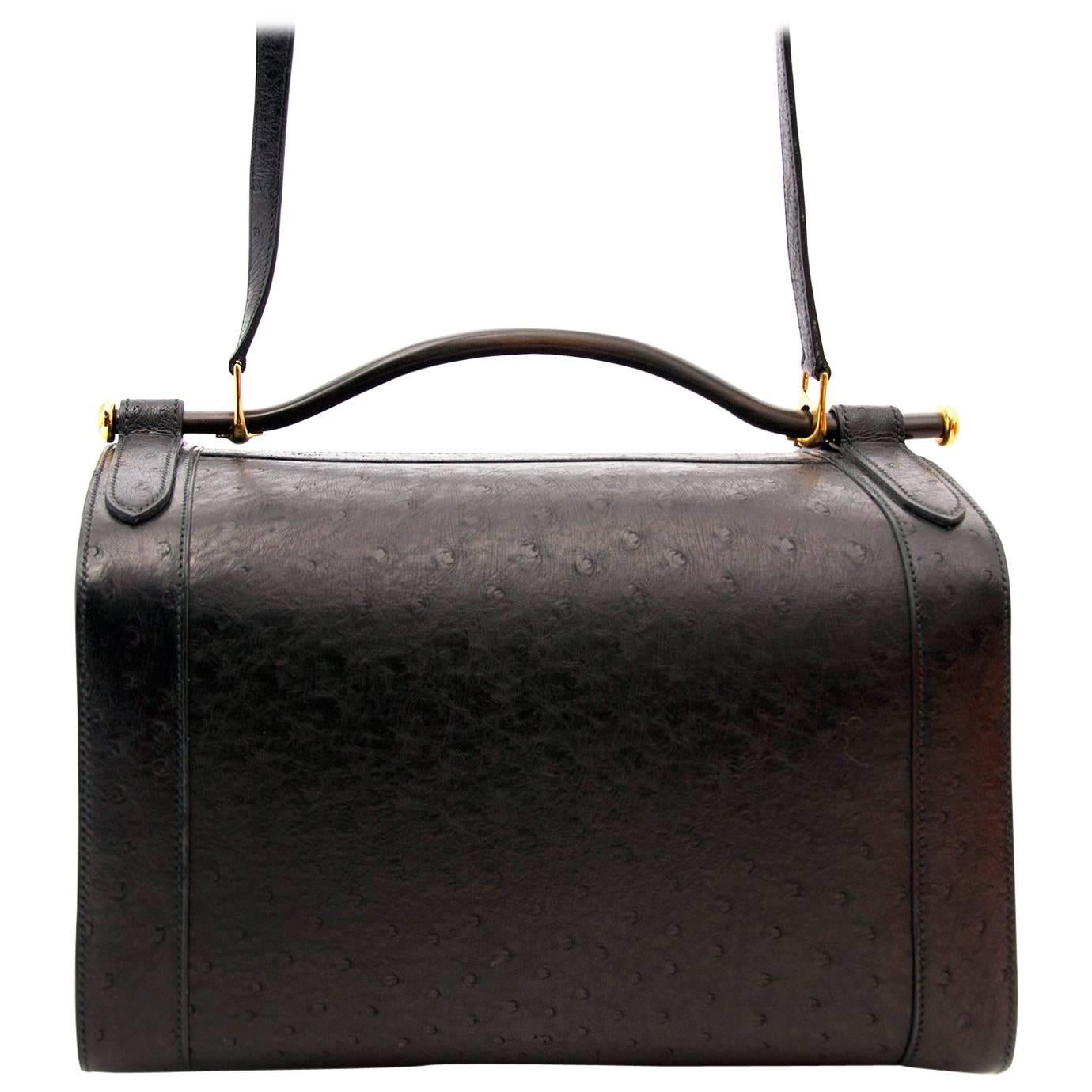 Very Rare Hermes Sac Mallette Handbag