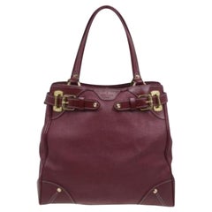 Louis Vuitton Red Suhali Leather Le Majestueux Tote
