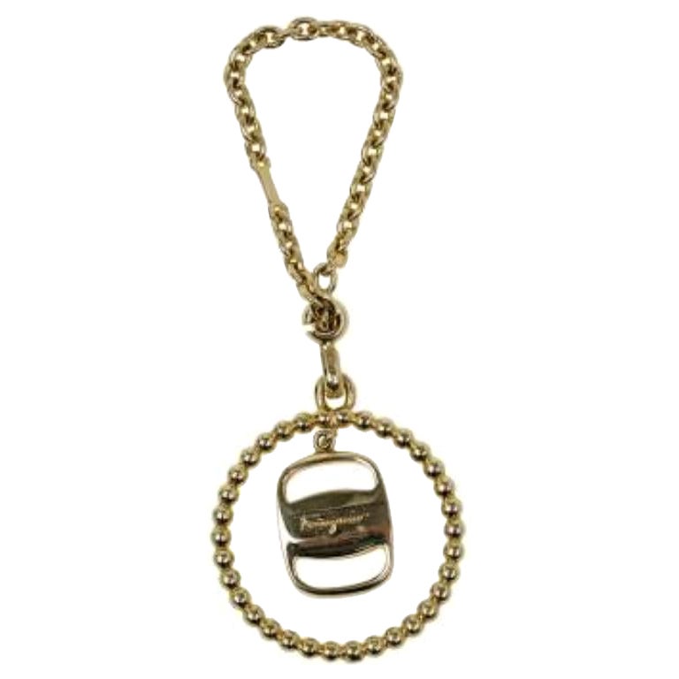 Llavero Colgante de Oro Salvatore Ferragamo