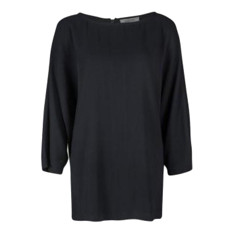 Valentino Blusa negra de manga corta M