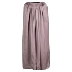 Stella McCartney Pale Pink Silk Pleated Strapless Dress S