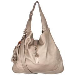 GUCCI Metallic Leather NEW JACKIE Bag HOBO