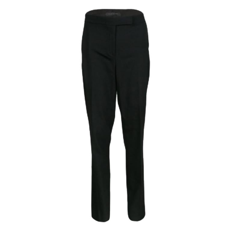 Elie Tahari - Pantalon tailleur en laine noire M en vente