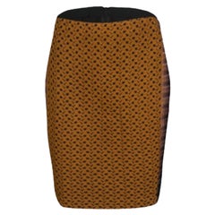 Missoni Multicolor Textured Knit Pencil Skirt M
