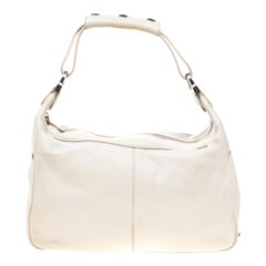 Tod's Off-White Leather Hobo