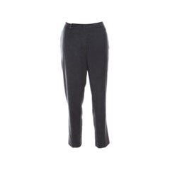 Pantaloni Tellis affusolati in lana e cashmere grigio antracite Escada M. I.