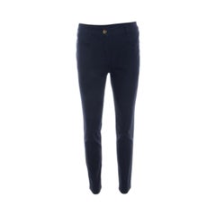 Escada Jeans a gamba dritta Teresa in denim stretch blu navy S