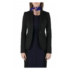 Sciarpa in seta con stampa a foglie viola di Vionnet Paris