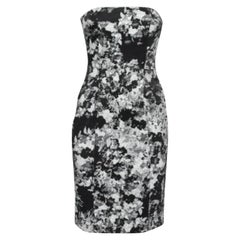 S.S. White con stampa floreale in cotone elasticizzato e vestito a bustino
