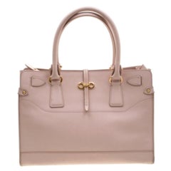 Salvatore Ferragamo - Tote piccola Briana in pelle rosa blush