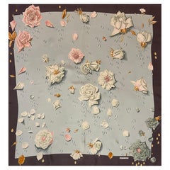 Pañuelo Hermès "La Rosée" 1960