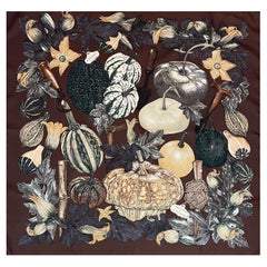 Hermès-Schal "Citrouilles Et Coloquintes" 1998