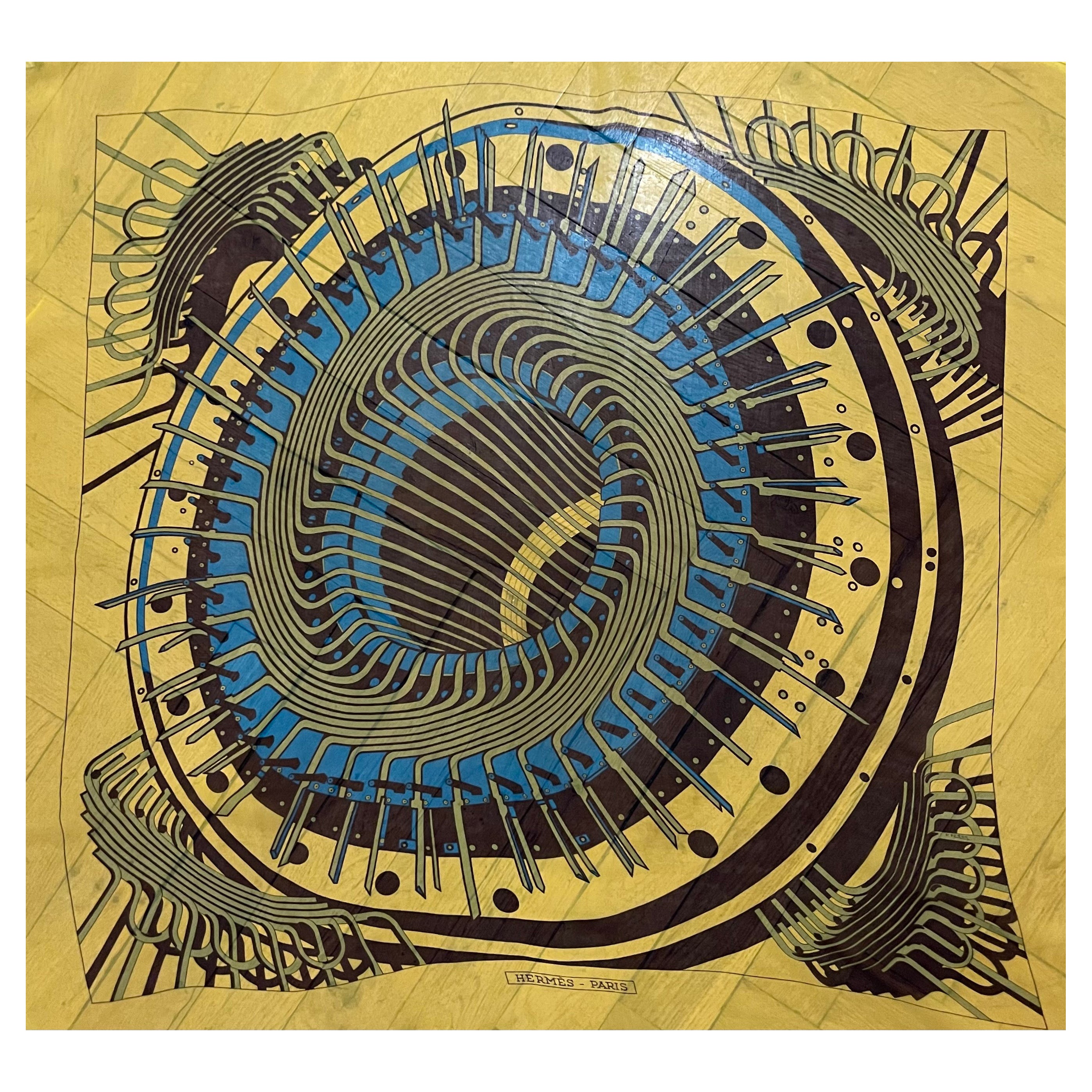 Pañuelo Hermès "Alternateur" 1971