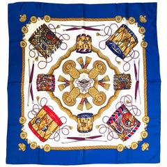 Rare Vintage Hermes Silk Scarf