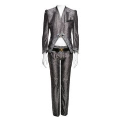 Balenciaga by Nicolas Ghesquière Silk Metallic Jacquard Tailored Suit, SS 2006