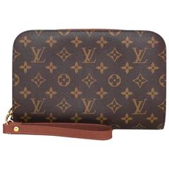 Louis Vuitton Monogram Canvas Orsay Wristlet Clutch Bag