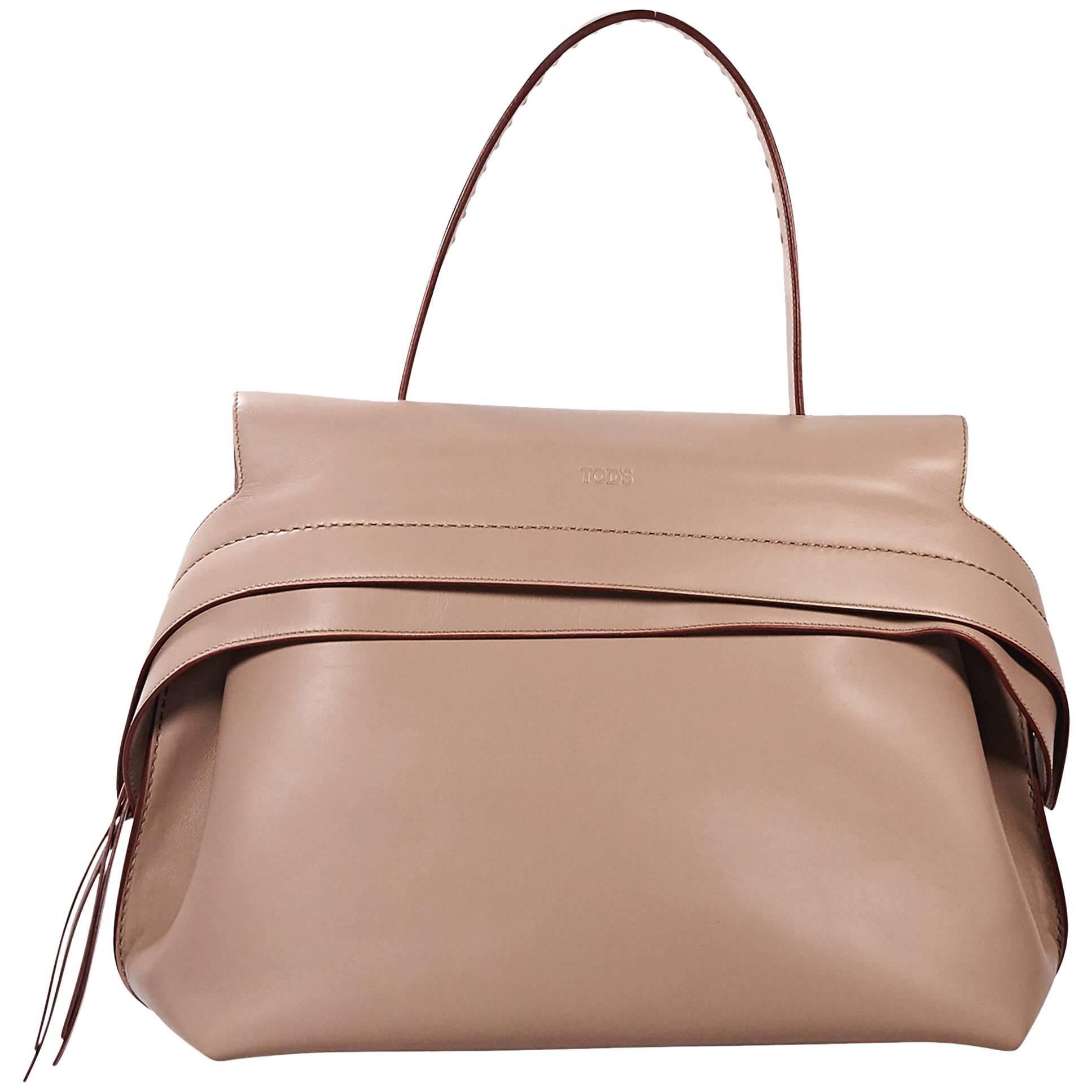 Pale Pink Tod's Wave Bag (2017 Collection) For Sale at 1stDibs | tod's ...