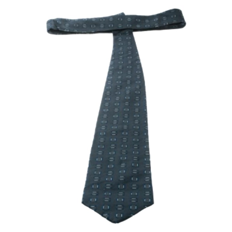 Boss By Hugo Boss Cravatta tradizionale in seta jacquard testurizzata grigia