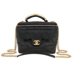 Chanel Black Leather Globetrotter Bag 9