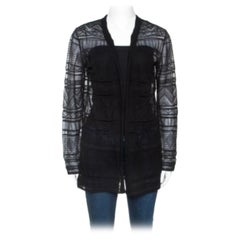 M Missoni Black Knitted Long Sleeve Cardigan M