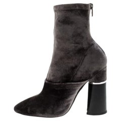 3.1 Phillip Lim Green Velvet Kyoto Ankle Boots Size 36.5
