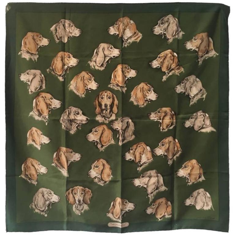 hermes dog scarf