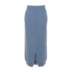 Stella McCartney Pale Blue Wool Drop Crotch Ankle Pants S