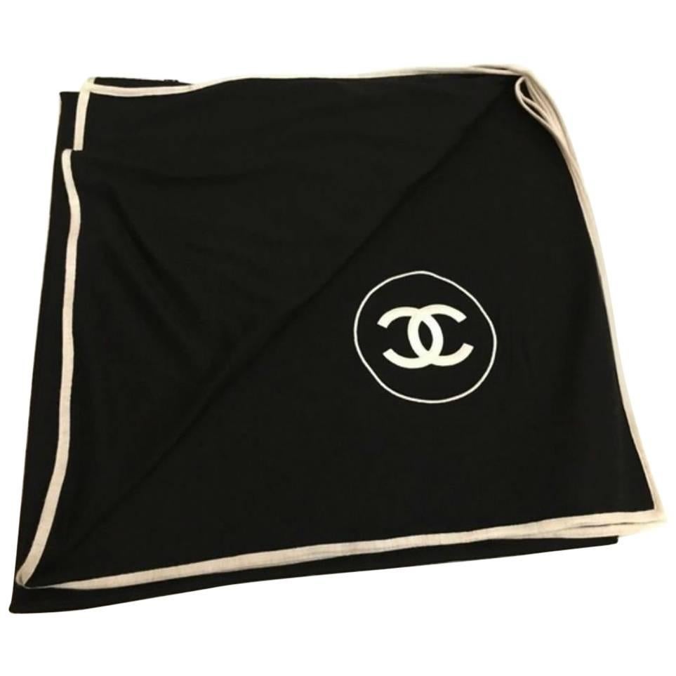 Chanel oversized stole cashmere