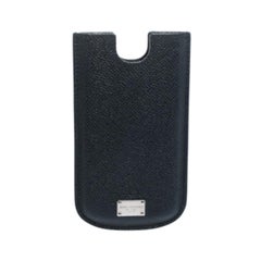 Dolce & Gabbana Dark Blue Leather iPhone 5 Case