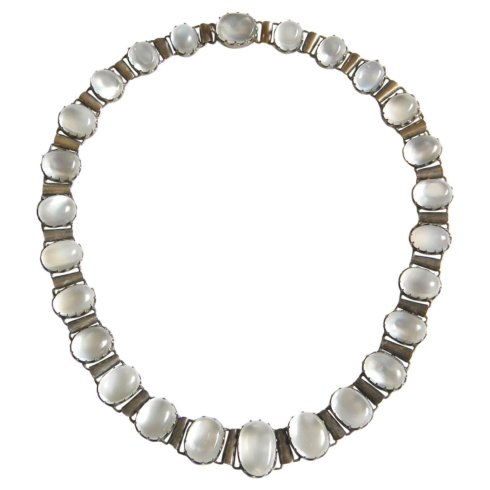 Choker Necklace with Cabochon Stones main image 0