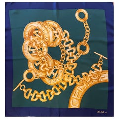 Celine Paris Silk Scarf "Bijoux"