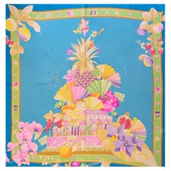 Léonard Paris Floral Silk Scarf