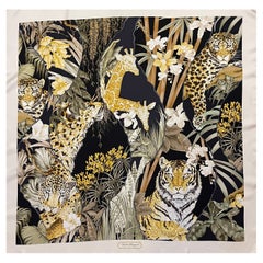 Salvatore Ferragamo Pañuelo de seda selva