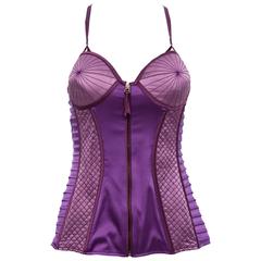 Proenza Schouler Silk Bustier With Centered Zip Front, Autumn - Winter 2005 8