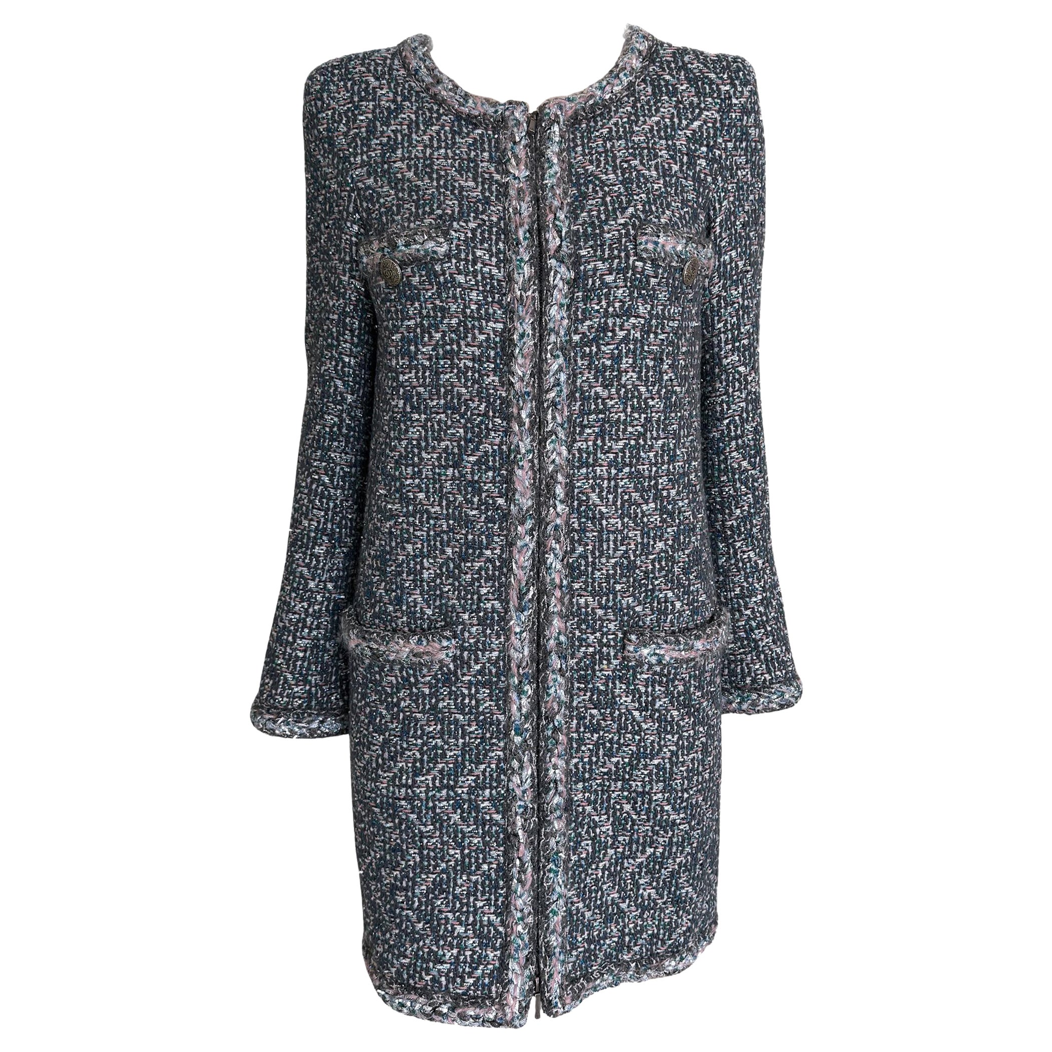 Chanel Supermarket Collection'S Lesage Cappotto in tweed 36 FR
