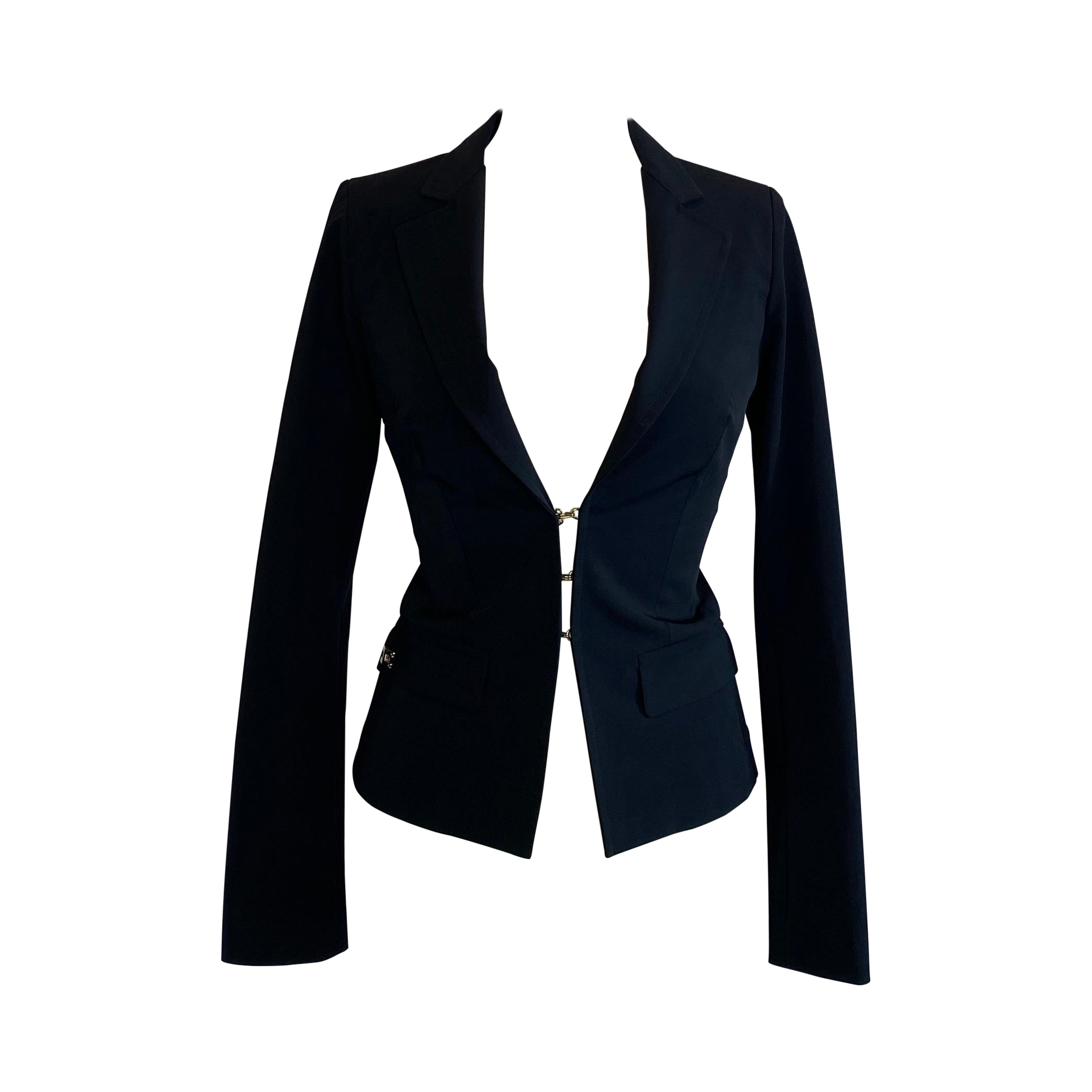 Elisabetta Franchi Schwarze Jacke im Angebot
