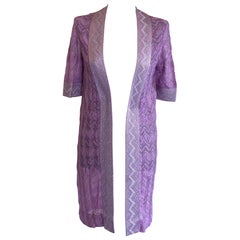 Missoni Purple Top with details.