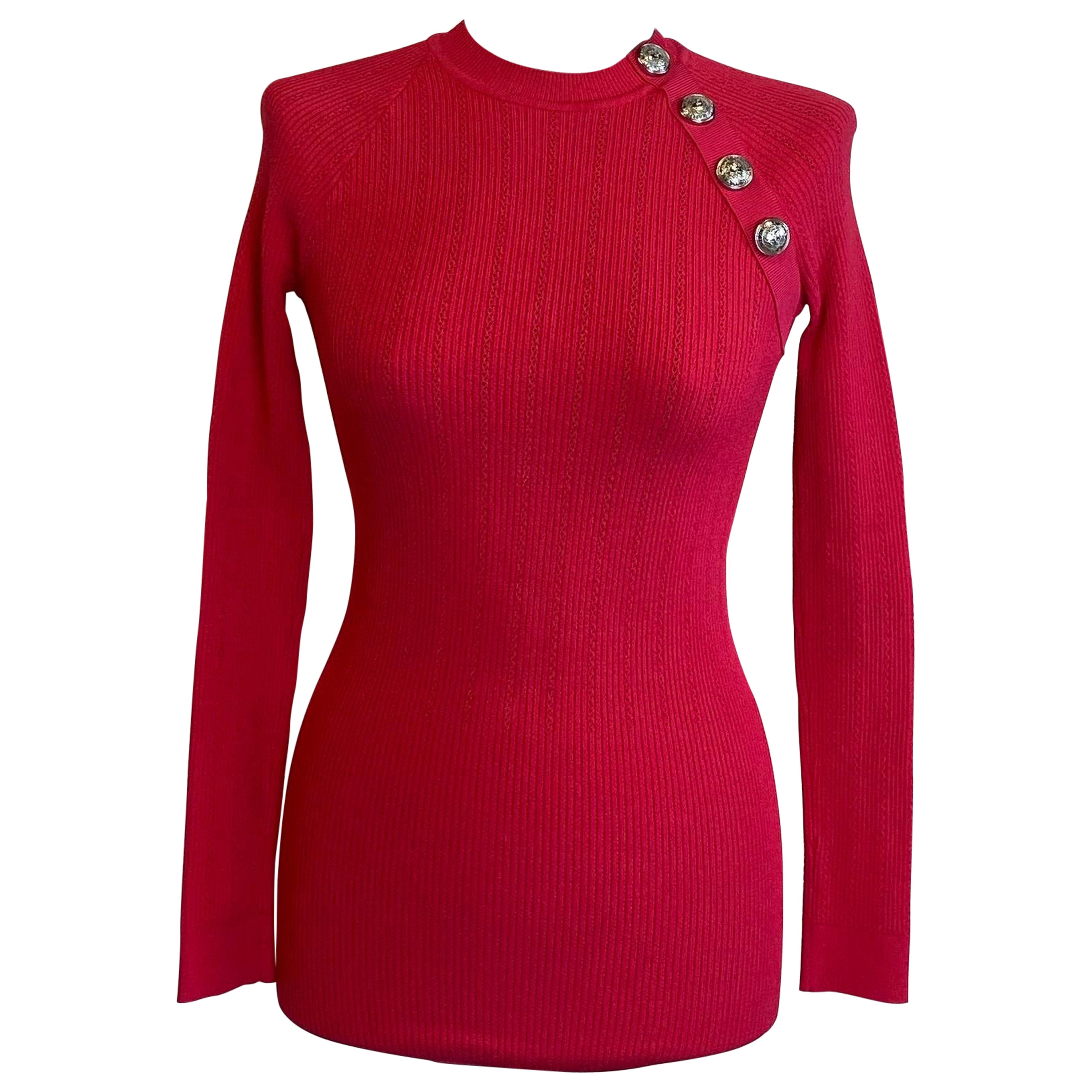 Abito Balmain color fucsia. in vendita