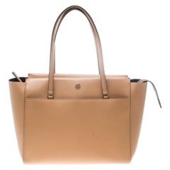 Tory Burch Brown Leather Large Parker Tote
