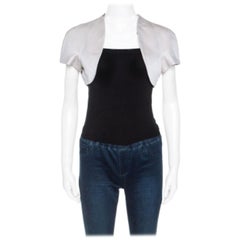 Paule Ka Cream Ottoman Open Front Bolero L