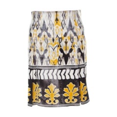 Class by Roberto Cavalli Multicolor Batik Printed Jersey Pleated Skirt M