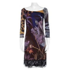 Class by Roberto Cavalli Multicolor Jersey Printed Midi Dress M