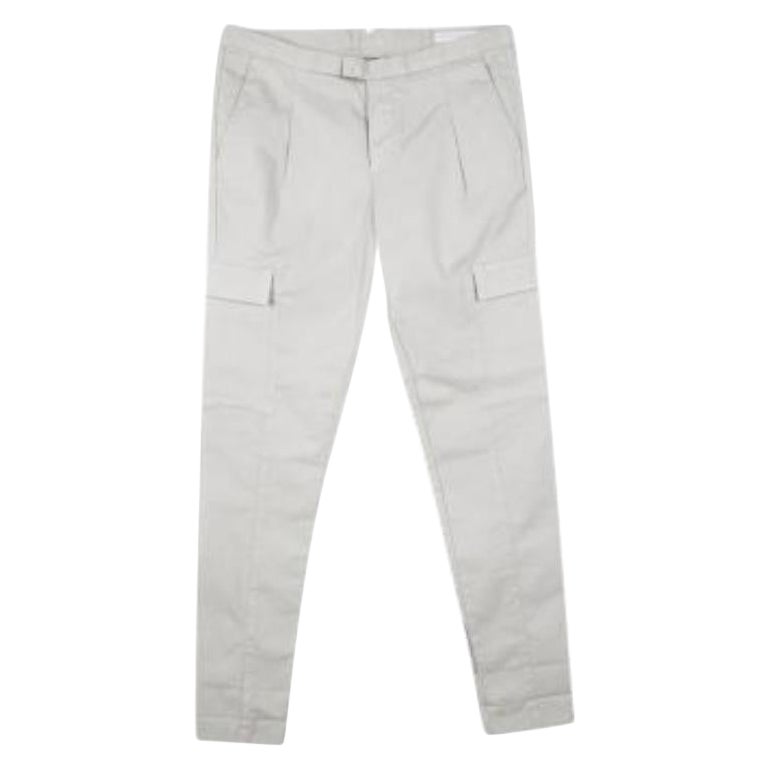 Fabiana Filippi Pantalón Cargo Beige con Bolsillo XXS en venta