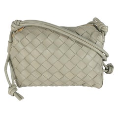 Bottega Veneta Travertine Nappa Intrecciato Mini Loop