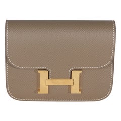 Hermès Epsom Constance Slim Wallet GHW