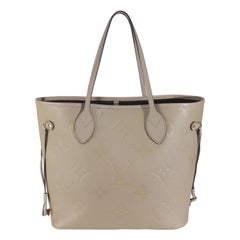 Louis Vuitton Turtledove Monogram Empreinte Neverfull MM