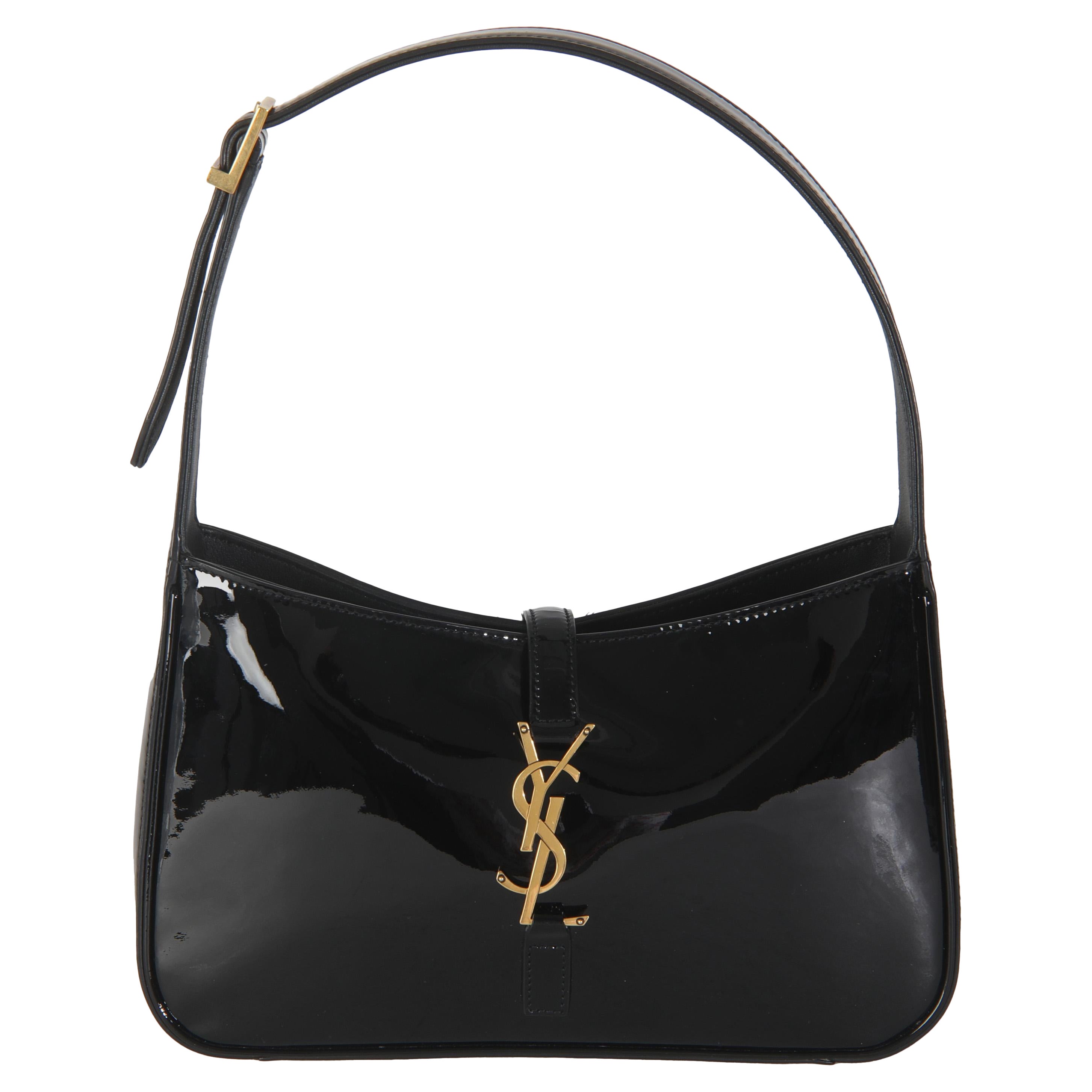 Saint Laurent Brevetto Nero Le 5 a 7 Hobo in vendita