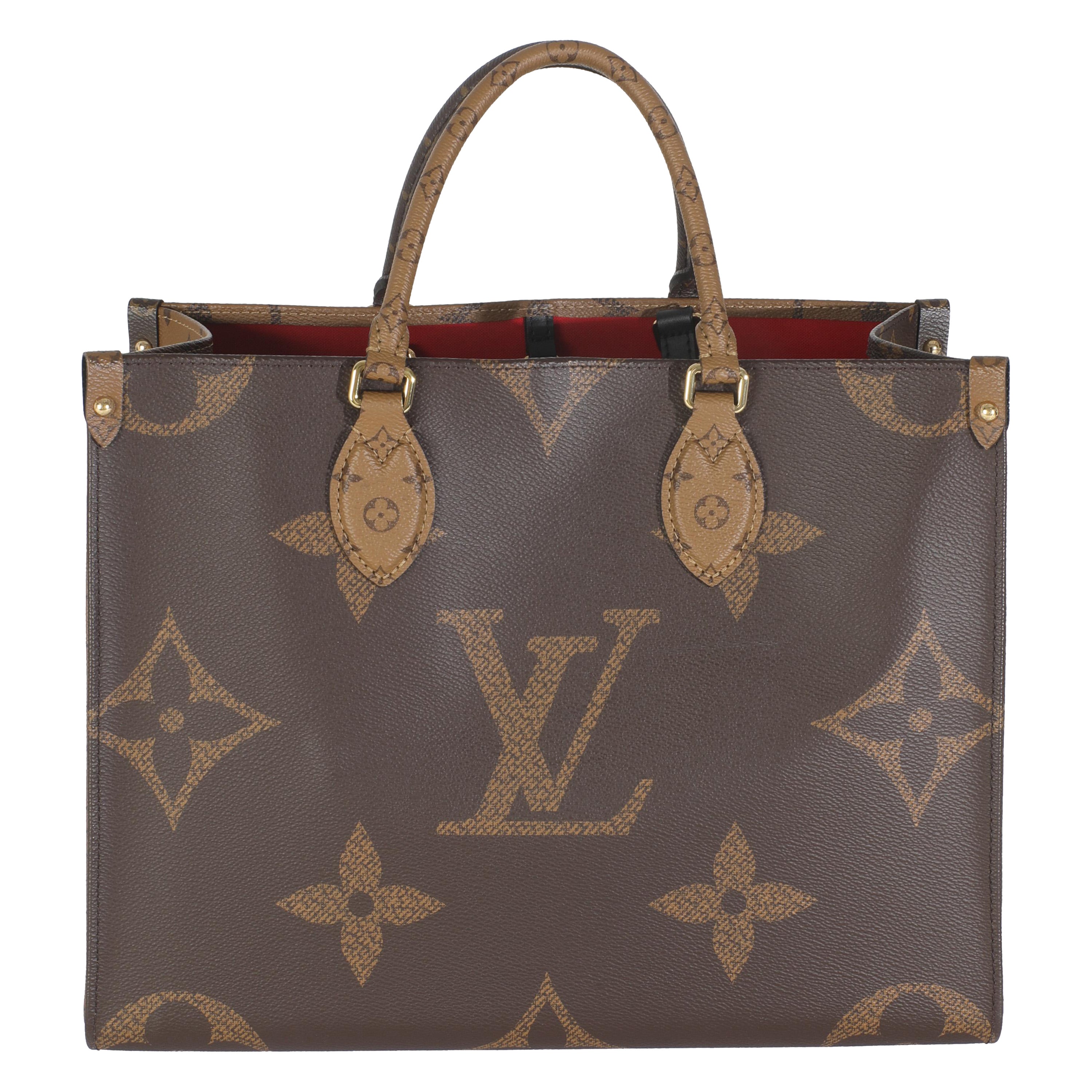 Monogrammiertes Onthego MM von Louis Vuitton aus Segeltuch im Angebot