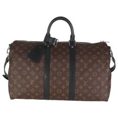 Monogram Maccassar Canvas Keepall Bandouliere 45